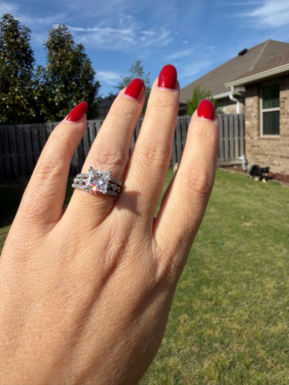 ✨3.04 Carat Princess Cut Lab-Grown Diamond Ring in Platinum – IGI Certified ✨